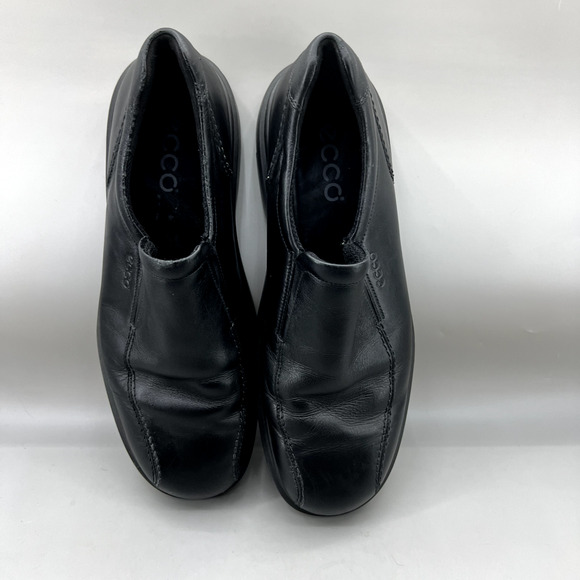 ECCO New Jersey Loafers Men's Size 11.5 US, 45 EU Black Leather Slip On Shoes - Picture 5 of 10